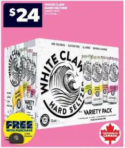Real Canadian Liquorstore White Claw Hard Seltzer offer
