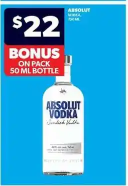 Real Canadian Liquorstore Absolut Vodka offer