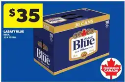 Real Canadian Liquorstore Labatt Blue offer