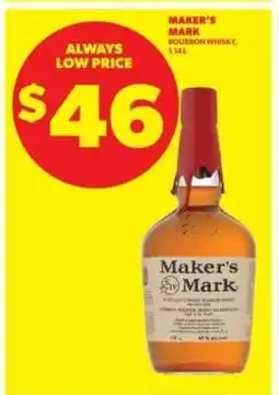 Real Canadian Liquorstore Maker’s Mark offer