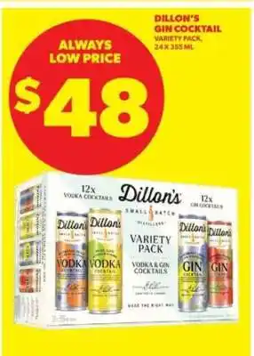Real Canadian Liquorstore Dillon's Gin Cocktail Variety Pack offer