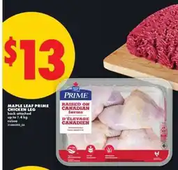 No Frills MAPLE LEAF PRIME CHICKEN LEG offer