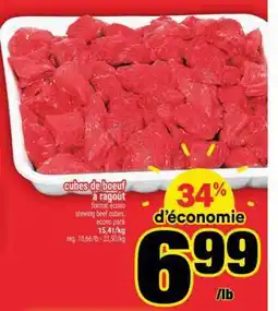 Super C CUBES DE BOEUF À RAGOÛT offer