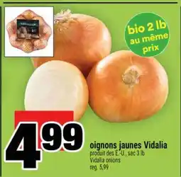 Super C oignons jaunes vidalia offer