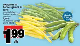 Super C gourganes ou haricots jaunes ou verts offer