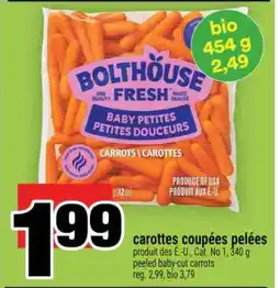 Super C CAROTTES COUPÉES PELÉES offer