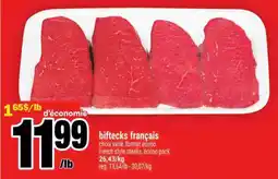 Super C Biftecks Français offer