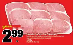 Super C côtelettes de porc frais désossées offer