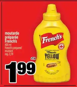 Super C moutarde préparée French's offer