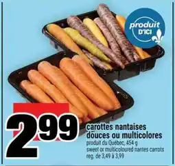 Super C CAROTTES NANTAISES DOUCES OU MULTICOLORES offer