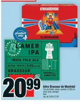 Super C bière Brasseur de Montréal offer
