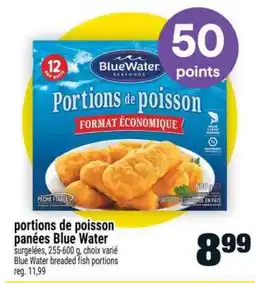 Super C PORTIONS DE POISSON PANÉES BLUE WATER offer