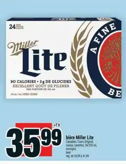 Super C bière Miller Lite offer