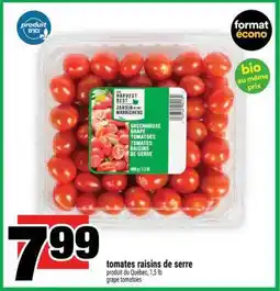 Super C TOMATES RAISINS DE SERRE offer