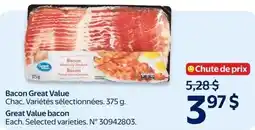 Walmart Great Value Bacon offer