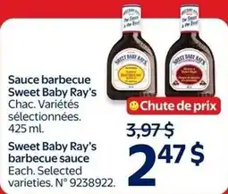 Walmart Sweet Baby Ray's barbecue sauce offer