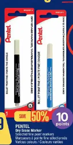 Jean Coutu Pentel Dry Erase Marker offer