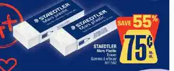 Jean Coutu Staedtler mars plastic eraser offer