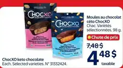 Walmart ChocXO keto chocolate offer