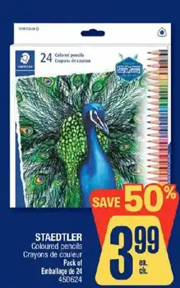 Jean Coutu Staedtler coloured pencils offer