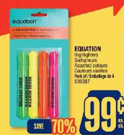 Jean Coutu Equation highlighters offer