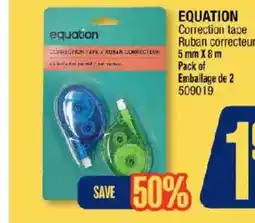 Jean Coutu Equation correction tape offer