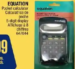 Jean Coutu Equation pocket calculator offer