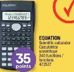 Jean Coutu Equation scientific calculator offer