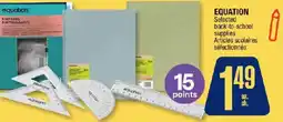 Jean Coutu Equation selected back-to-school supplies offer