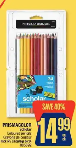 Jean Coutu Prismacolor scholar coloured pencils offer