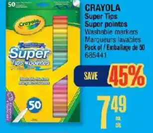Crayola super tips super pointes