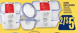 Jean Coutu Home exclusives selected containers offer