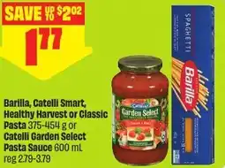 FreshCo Barilla, Catelli Smart, Healthy Harvest or Classic Pasta Catelli Garden Select Pasta Sauce offer