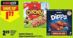 FreshCo Quaker Chewy or Dipps Granola Bars offer
