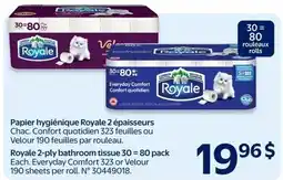 Walmart Royale 2-ply bathroom tissue offer