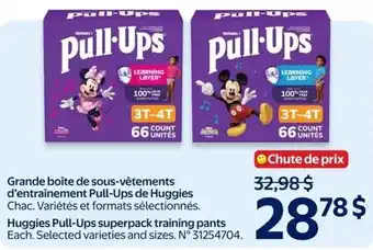 Walmart Huggies Pull-Ups superpack training pants offer