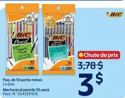 Walmart BIC Mechanical pencils offer