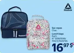 Walmart Lunch bags offer