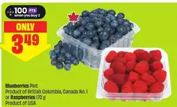 FreshCo Blueberries Pint or Raspberries offer