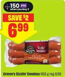 FreshCo Grimm's Sizzlin' Smokies offer