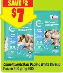 FreshCo Compliments Raw Pacific White Shrimp offer
