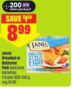 FreshCo Janes Breaded or Battered Fish offer