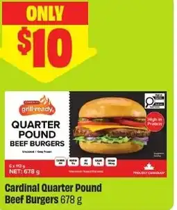 FreshCo Cardinal Quarter Pound Beef Burgers offer