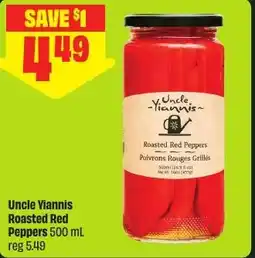 FreshCo Uncle Yiannis Roasted Red Peppers offer