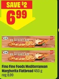 FreshCo Fino Fine Foods Mediterranean Margherita Flatbread offer