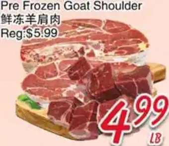 Foody Mart Pre Frozen Goat Shoulder offer