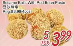 Foody Mart Sesame Balls With Red Bean Paste offer