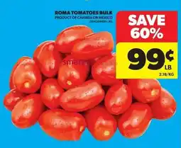 Real Canadian Superstore Roma Tomatoes Bulk offer