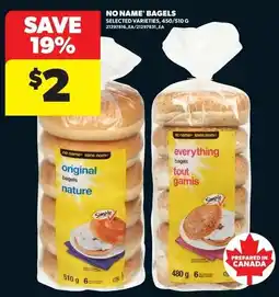 Real Canadian Superstore No name bagels offer