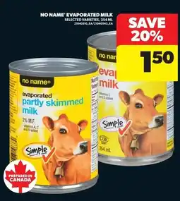Real Canadian Superstore No Name Evaporated Milk offer